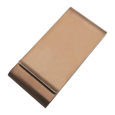 Big Wallet New Crafts Stainless Steel Wallet Double-sided Bill Holder Portable Coin Wallet