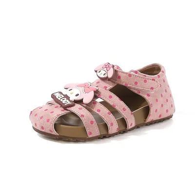 2026 Summer Baby Girls Closed-Toe Roman Sandals, Cute Bow Princess Kids Sandals