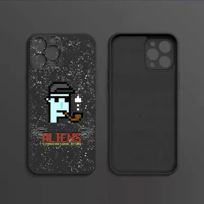 Silicone Waterproof Phone Case Pipe Alien