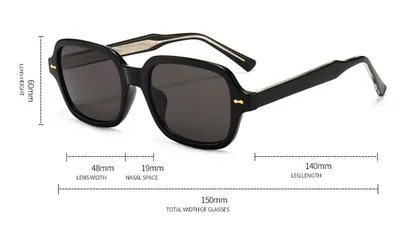 Retro Large Frame European Beauty Hip Hop Trend Sunglasses
