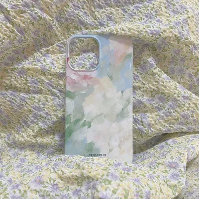 Garden Phone Case In Oil Painting