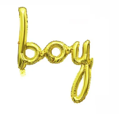 Decorated with letter aluminum foil balloon