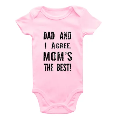 Baby Romper Solid Color Letter Short Sleeve Triangle Romper