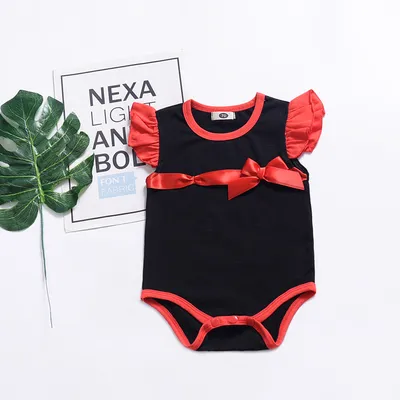 Baby bow triangle triangle suit