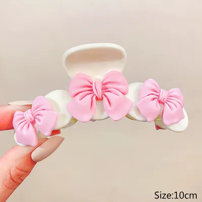 Women's Transparent Cute Sweet Cream Gum Hair Clip