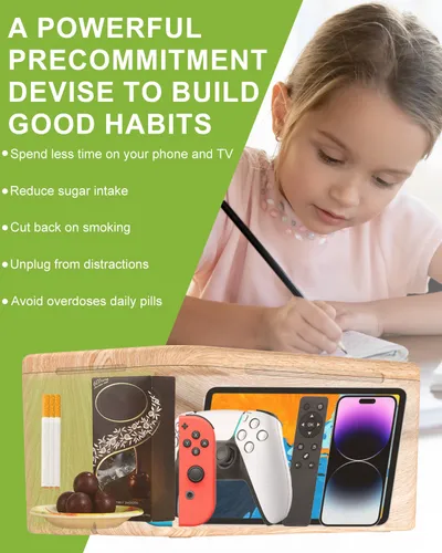 Portable Phone Lock Box With Timer For IPhone And Android Phones, Self-Control Timed Phone Jail Locker To Help Kids,Students, Adults Focus Back, Unplug From Phones Boost Your Mental Wellness