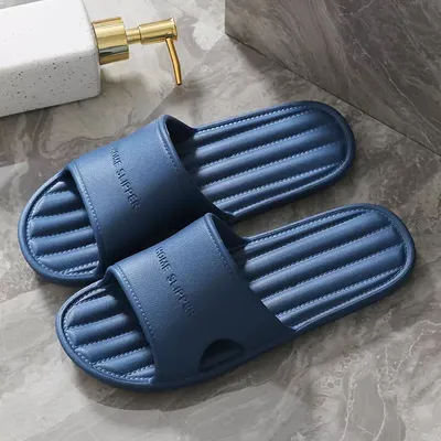 Mute Bath Non-slip Home Deodorant Soft Bottom Slippers