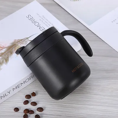 Stainless Steel Mug Portable Couple Style With Handle