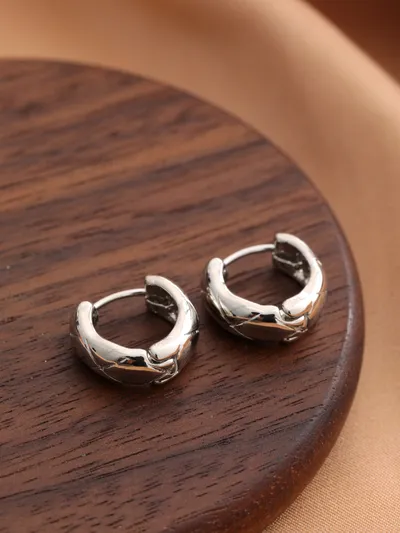 Smooth Geometric Hollow Earrings For Women