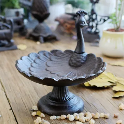 Vintage Creative Cast Iron Craft Decorative Dried Fruit Plate