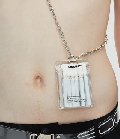 Acrylic Transparent Cigarette Case Diagonal Package