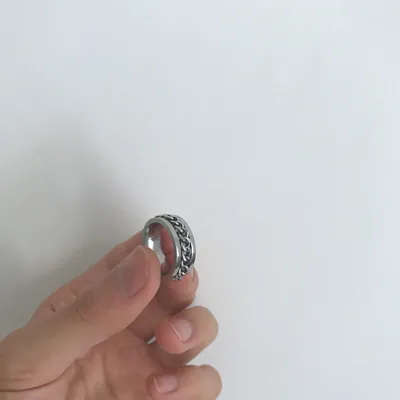 Men's Titanium Steel Index Finger Ring Men's Single