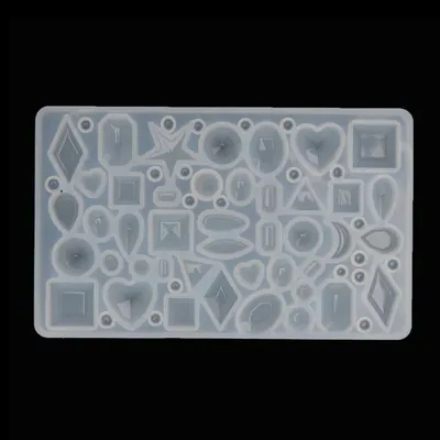 Silicone Earring Pendant Mold Necklace Jewelry Resin Mould Casting Craft Tool