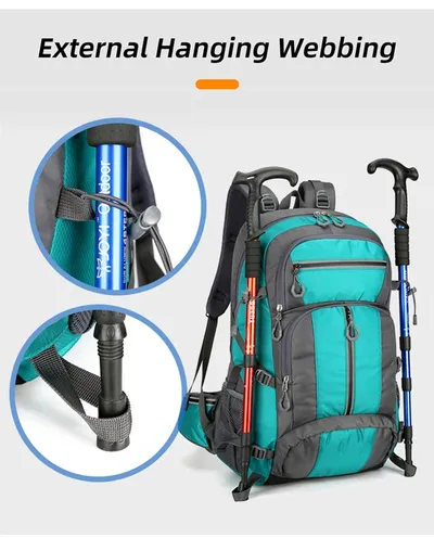 50L Fishing Backpack Large Capacity Camping Bags Outdoor Sport Hiking Trekking Climbing Travel
