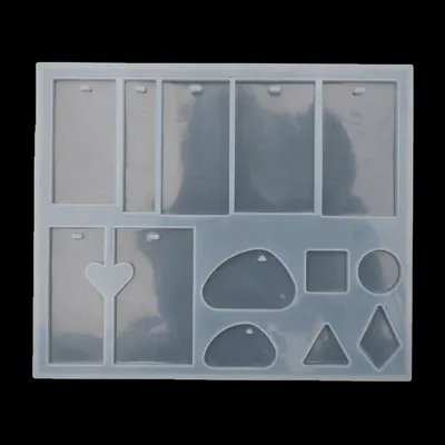 Silicone Earring Pendant Mold Necklace Jewelry Resin Mould Casting Craft Tool