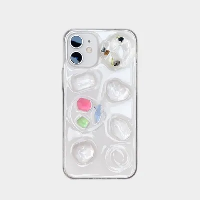Fashion Minimalist Drip Rubber Phone Case Protector