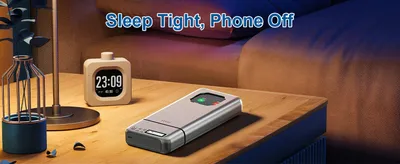 Portable Phone Lock Box With Timer For IPhone And Android Phones, Self-Control Timed Phone Jail Locker To Help Kids,Students, Adults Focus Back, Unplug From Phones Boost Your Mental Wellness