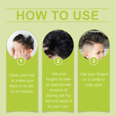 Wiieey Children's Hair Gel Jelly Paste Hair Freeze Gel Children's Hair Styling Gel For Tidying Up Stray Hair And Creating Hairstyles