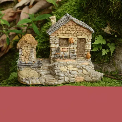 Creative Mini Small House Ornaments Micro Landscape Home Decorations