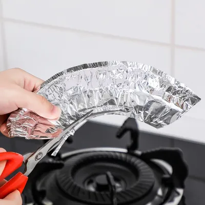 High Temperature Resistant Stove Gas Stove Aluminum Foil Sticker Kitchen Protection Cleaning Oil-proof Pad