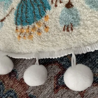 Round Cashmere Carpet For Household Use