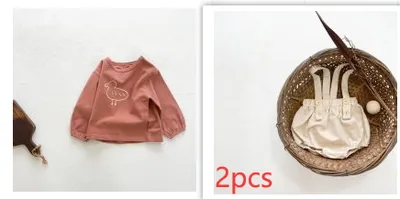 Cute Baby Duckling Print Long-sleeved Bag Fart