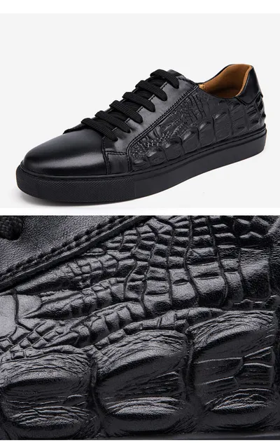 Casual Trend Skate Shoes Pattern Men's Low Trendy Shoes