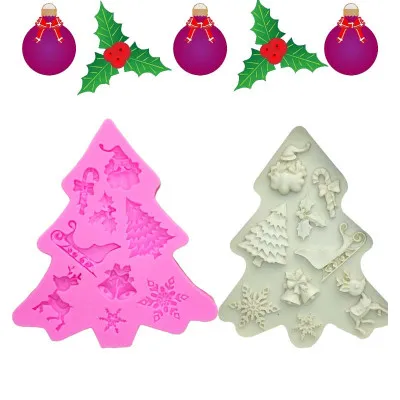 Christmas Tree DIY Silicone Fondant Baking Mold