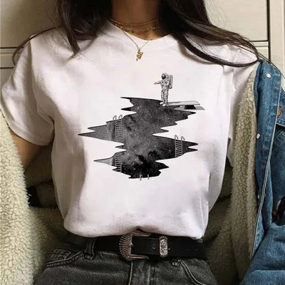 Creative Personality Printing Student Short Sleeve