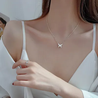 سلسلة عظمة للنساء بسيطة متعددة الاستخدامات من سلسلة الترقوة
