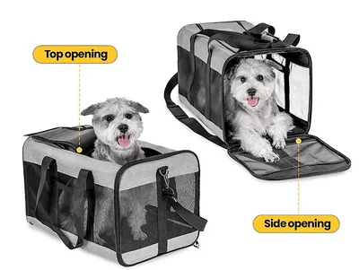 Dog Cat Carriers Bags Car Portable Transport Pet Bag Cage Portable Pet Foldable Outgoing Travel