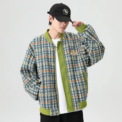 Coat Embroidered Fried Street Cardigan Couple Jacket Tops