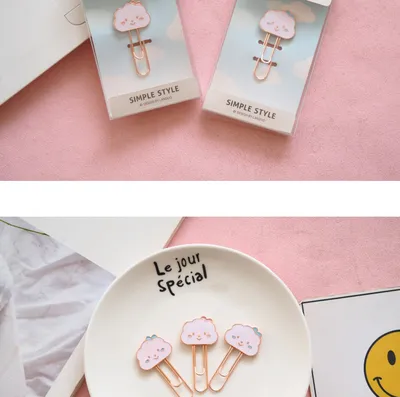 Creative Student Gift Literary Clip Bookmark Stationery