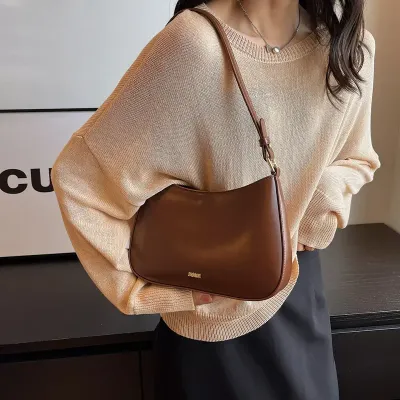 Red Underarm Shoulder Bags For Women New Texture Leather Crossbody Bag Luxury Designer Wedding