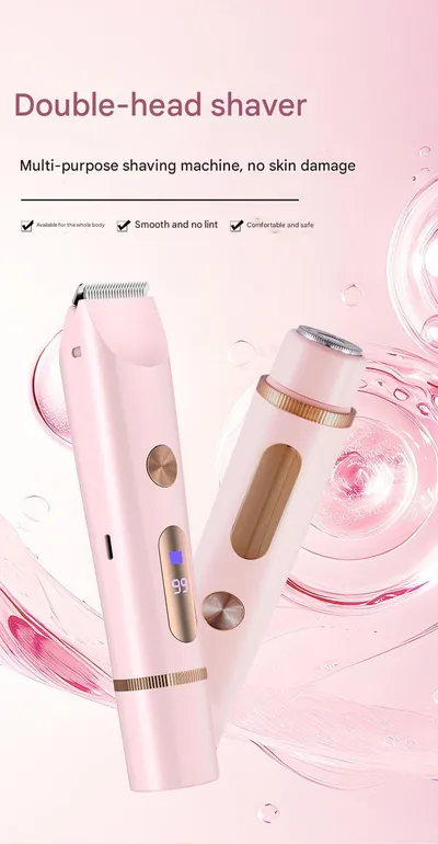 Women's Hair Trimmer, Baby Hair Clipper, Women's Pubic Hair Trimmer, Hair Removal Device, Dry And Wet Use