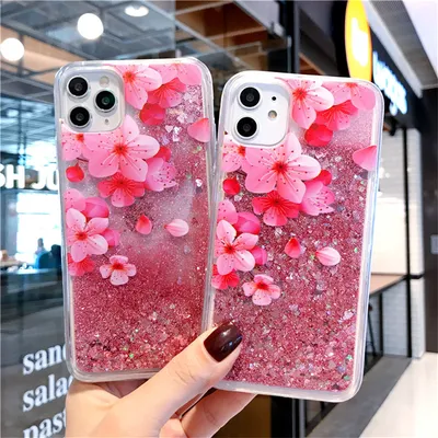 Painted Quicksand Liquid Mobile Phone Case
