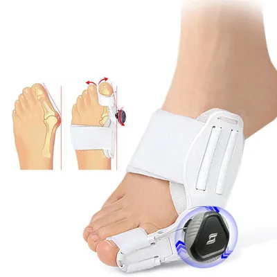 Thumb Valgus Toe Corrector Adjustable Knob Big Foot Bone Female Foot