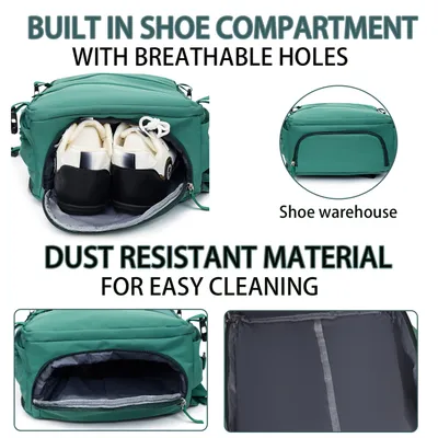 Cross-border Large-capacity Backpacks For Both Men And Women, Multi-functional Luggage Backpacks, Can Be Divided Into Sections For Outdoor Travel And Convenient Trips