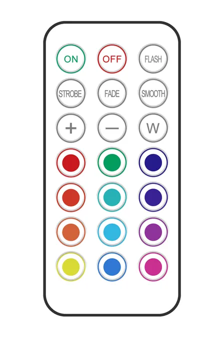 LED color shooting night light