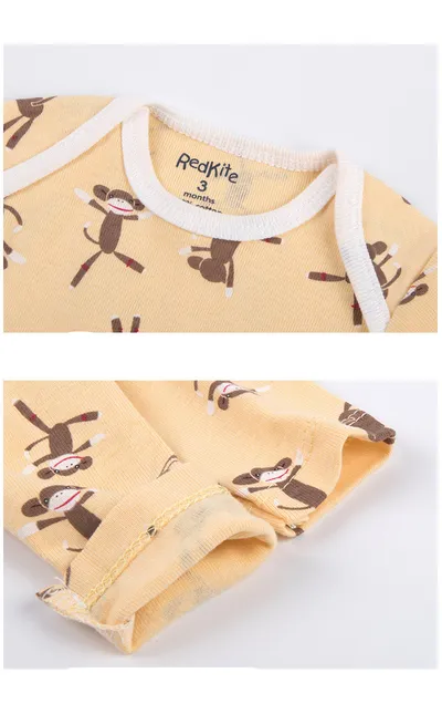 Baby Envelope Collar Long Sleeve T-shirt 5 Pack