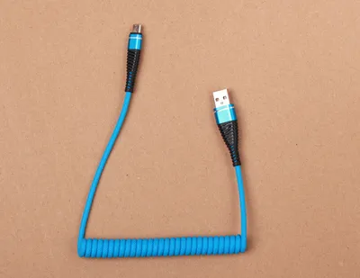 Mobile Phone Charging Spring Wire For Apple Android TYPE-C