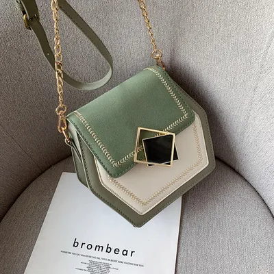 Matte leather shoulder bag