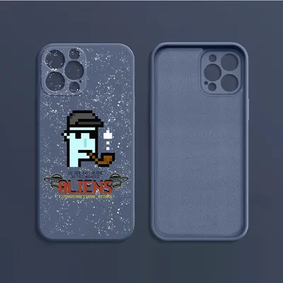 Silicone Waterproof Phone Case Pipe Alien