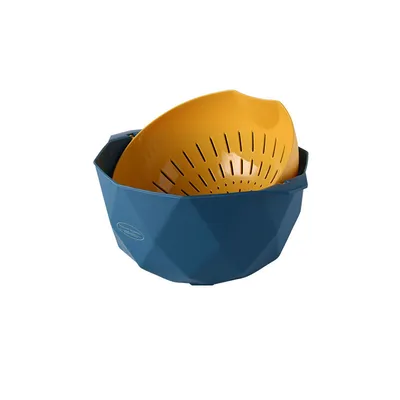 Double-layer Washing Fruit Plate Sink With Handle