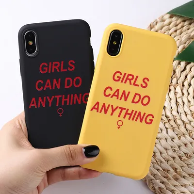 Simple English Alphabet Silicone Phone Case