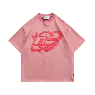 Hip-hop Fashion Brand Faux Deerskin Velvet Loose Couple Letter Print Top