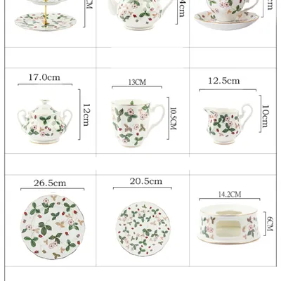 European-style Small Luxury Small Exquisite British Afternoon Tea Set
