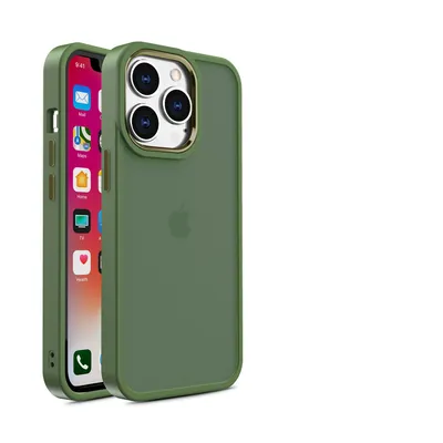 Phone Case Frosted Metal Lens Frame