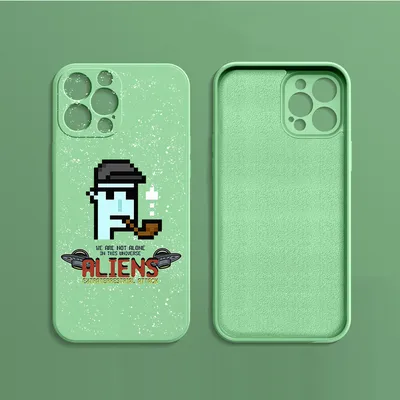 Silicone Waterproof Phone Case Pipe Alien