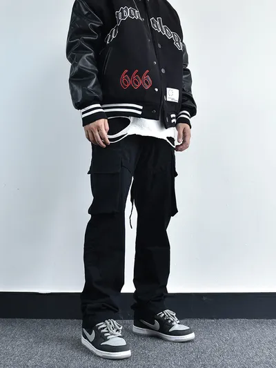 Casual Trousers Vibe Straight Loose Autumn And Winter Ins Wind Overalls Men's